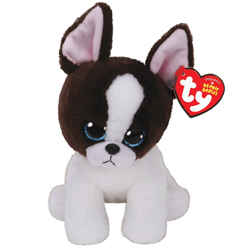Beanie Baby – Portia Brown and White Terrier  – 8 Small