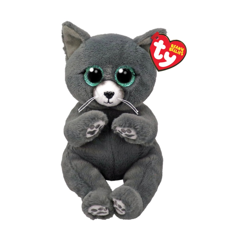 Beanie Bellie – Binx Russian Blue Cat (Grey) – 8 Small