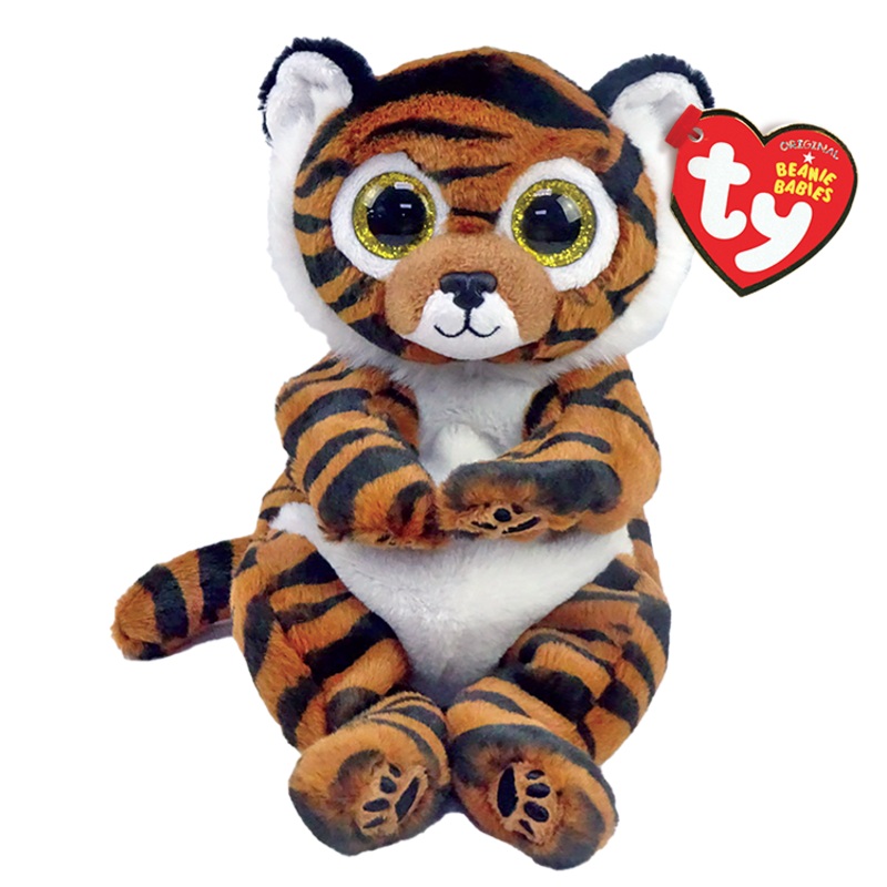 Beanie Bellie – Clawdia Black Striped Brown Tiger – Small 8