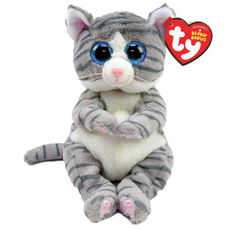 Beanie Bellie – Grey Tabby Cat – 8 Small