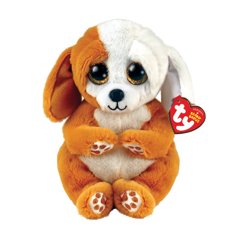 Beanie Bellie – Ruggles Brown and White Dog – 8 Small