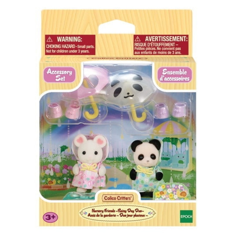 Calico Critters Nursery Friends – Rainy Day Duo