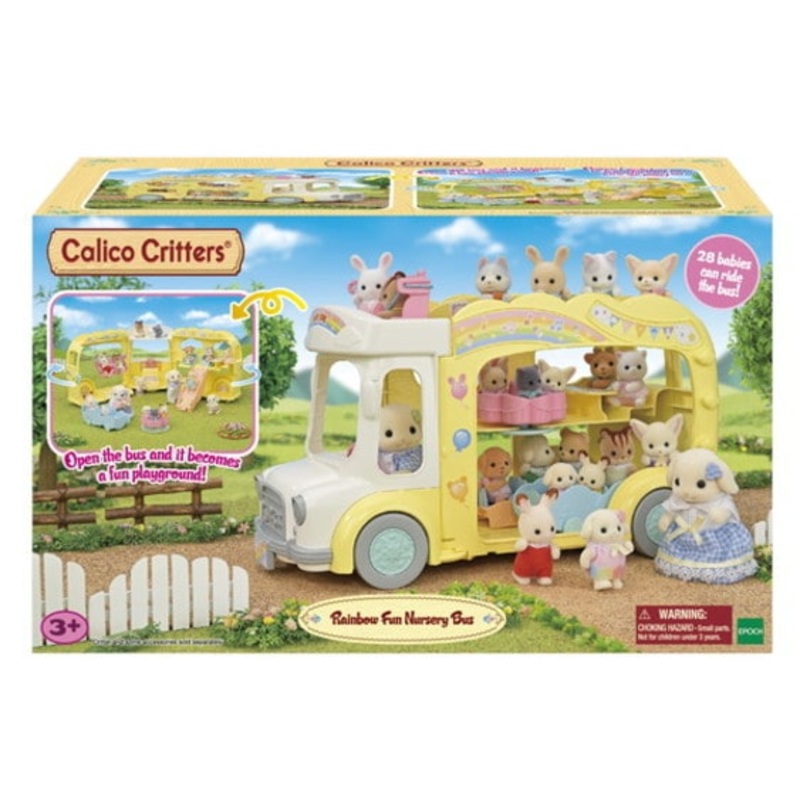 Calico Critters Rainbow Fun Nursery Bus