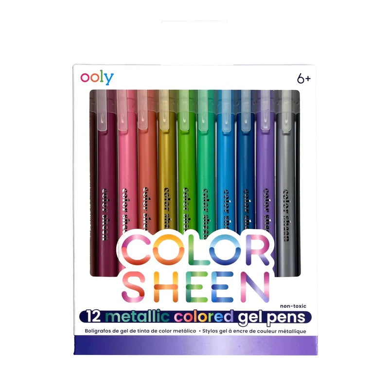 Color Sheen Metallic Markers – Set of 12