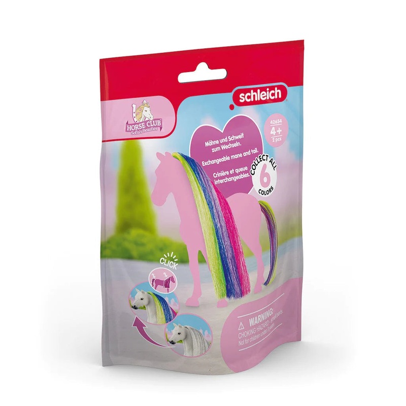 Hair Beauty Horses Rainbow