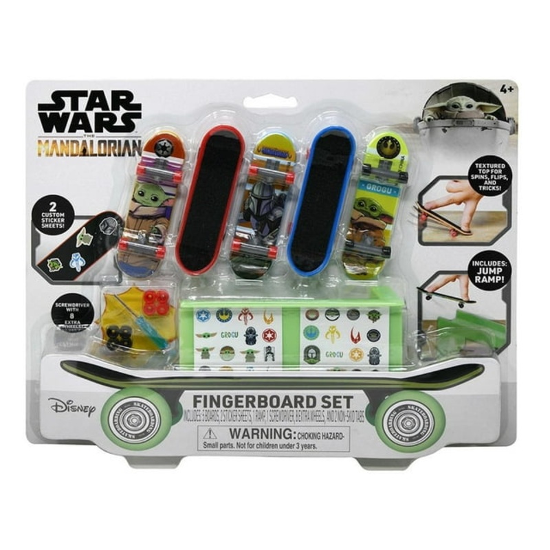 Mandalorian 5 Pack Fingerboard Set with Ramp