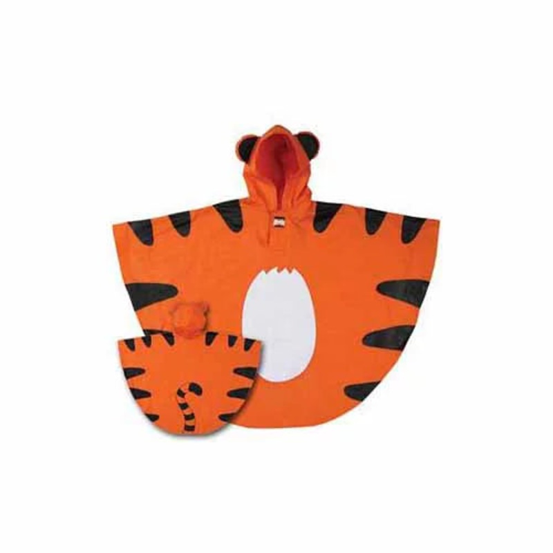 Rain Poncho Tiger