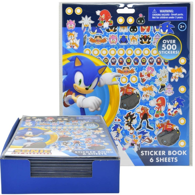 Sonic 8×10 6 Sheets Sticker Book