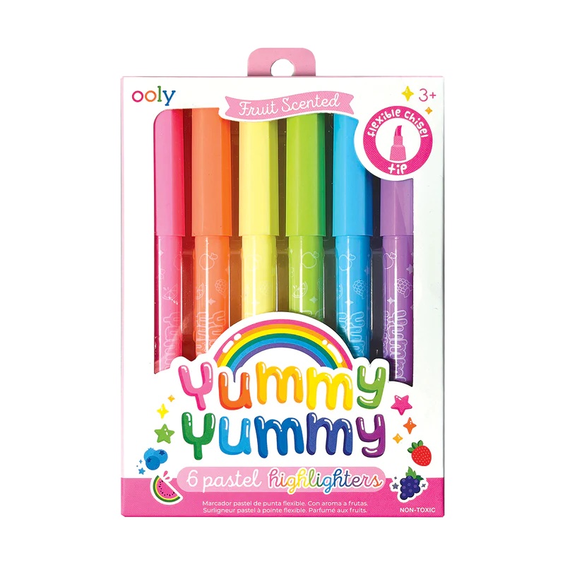 Yummy Yummy Scented Highlighters – Set of 6