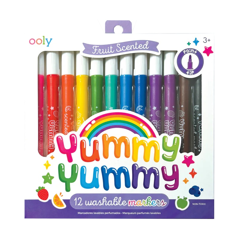 Yummy Yummy Scented Markers – Set of 12