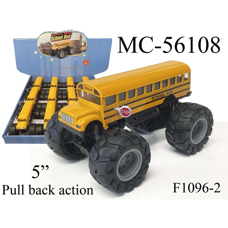 5 Diecast Big Wheel School Bus