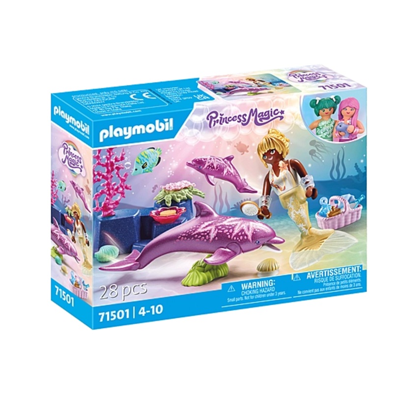 Mermaid with Dolphins