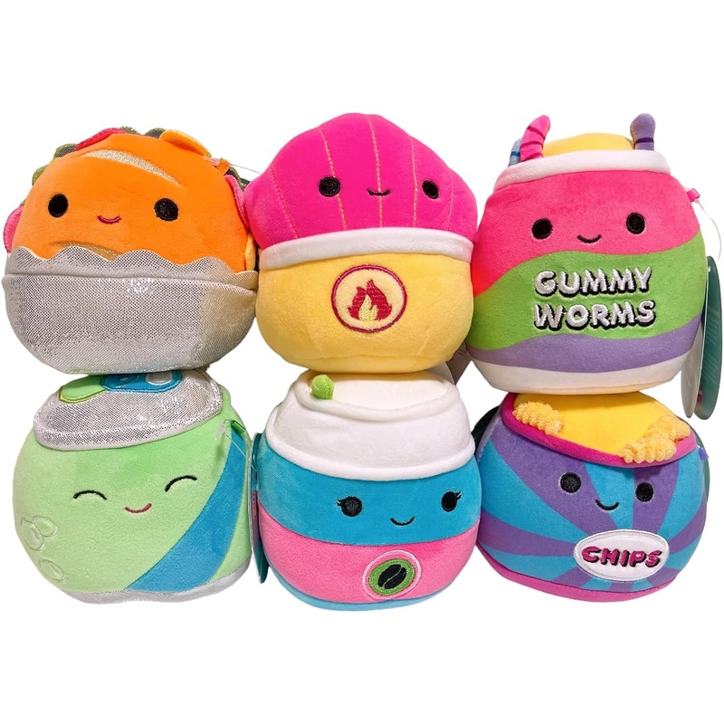 Squishmallows 8 Neon Junk Food Plush