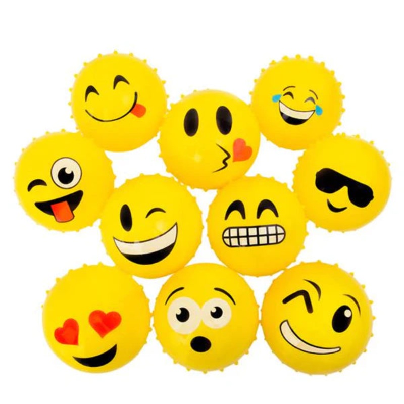 5 Emoticon Knobby Ball