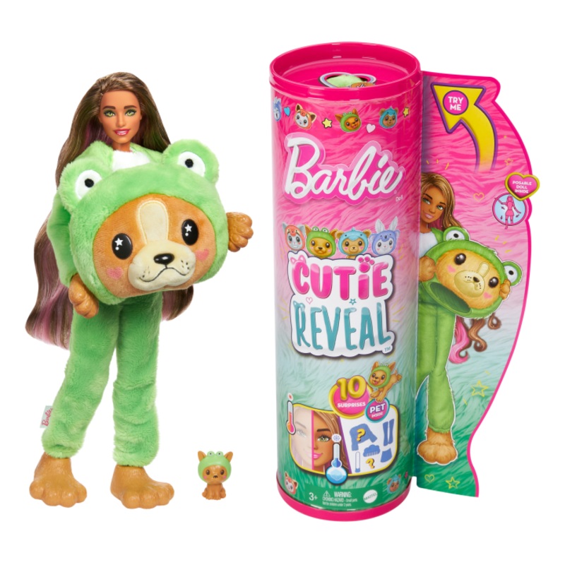 Barbie Cutie Reveal – Puppy as Frog