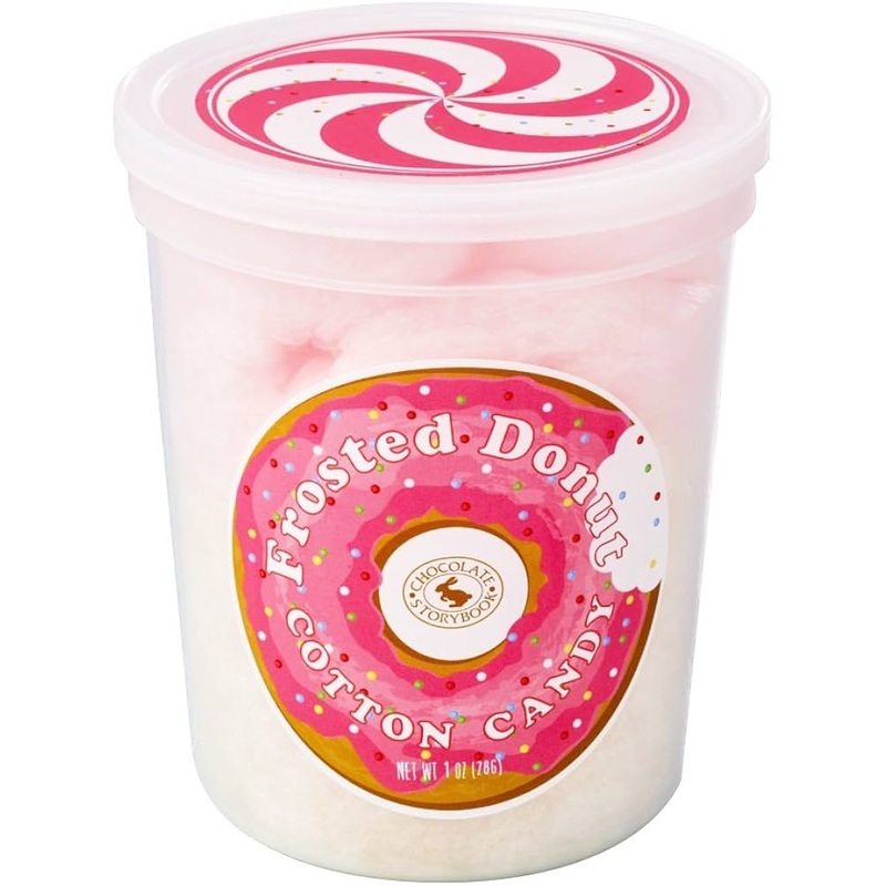 Frosted Donut Gourmet Cotton Candy