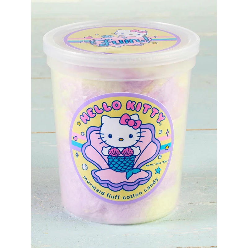 Hello Kitty Mermaid Fluff Gourmet Cotton Candy