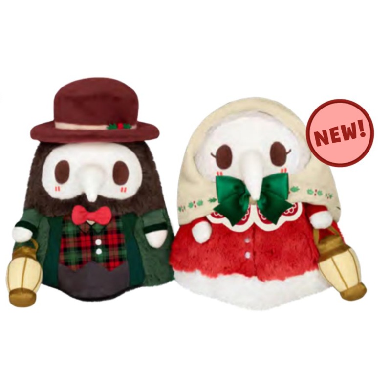 Mini Squishables – 9 Holiday Plague Doctor & Nurse Set