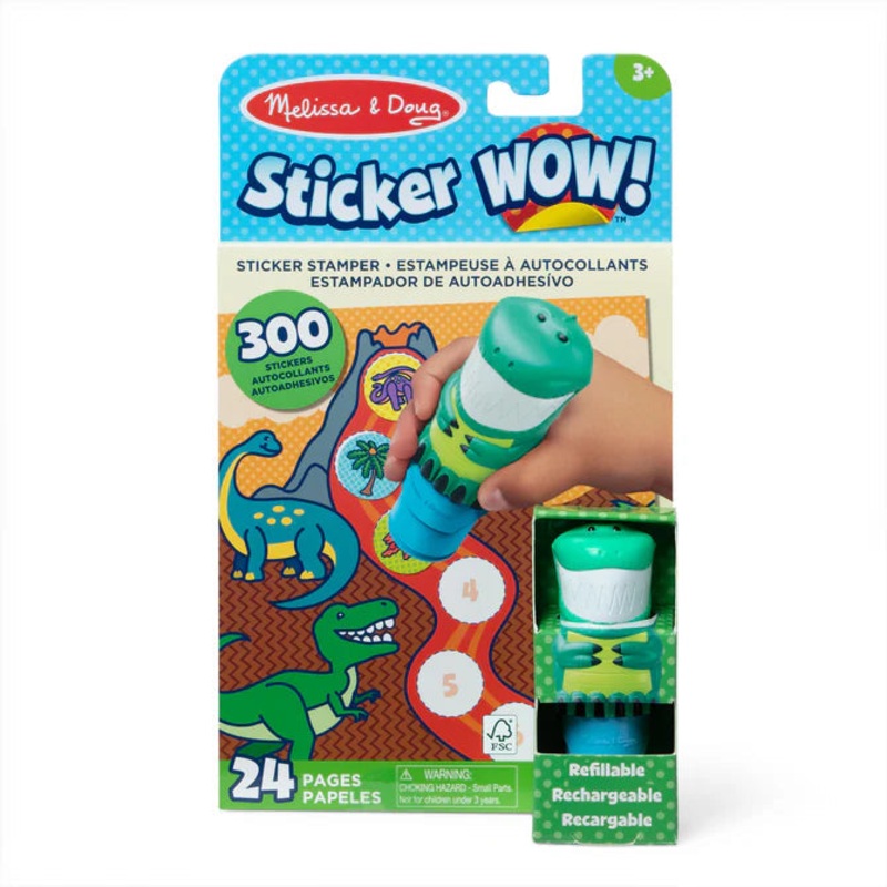 Sticker WOW! Activity Pad & Sticker Stamper – Dinosaur