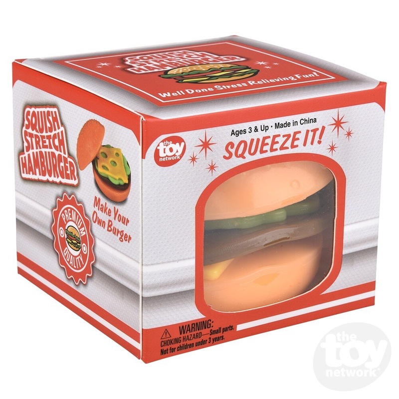 3 Squish And Stretch Hamburger