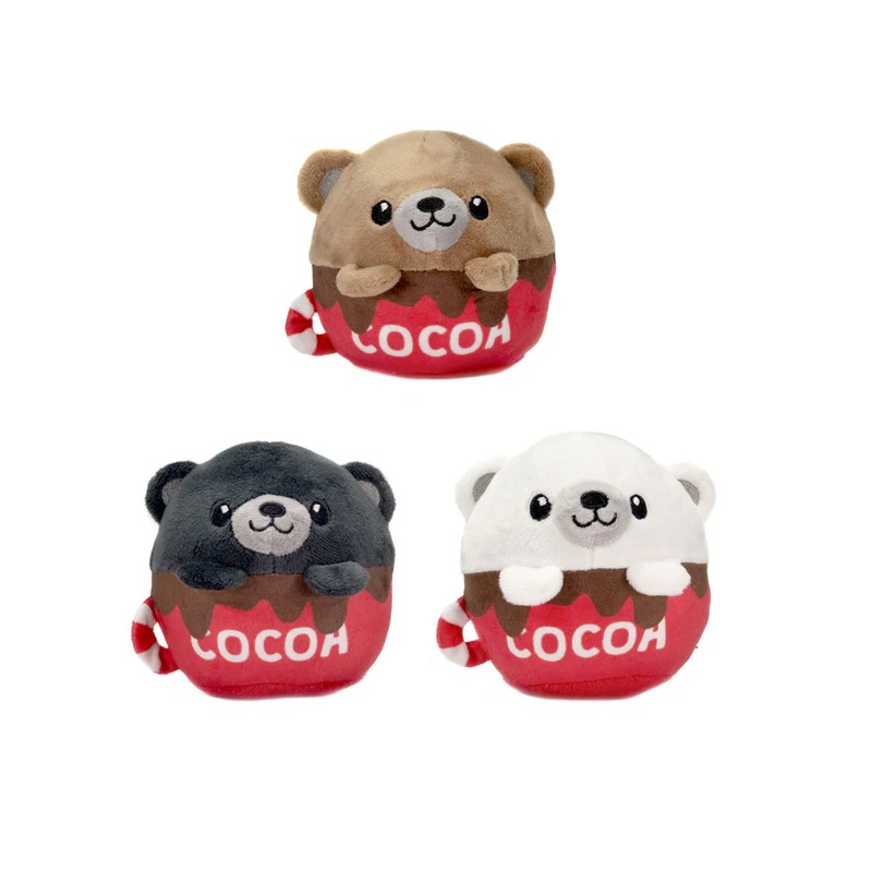 4 Bears in Cocoa Mug Plush