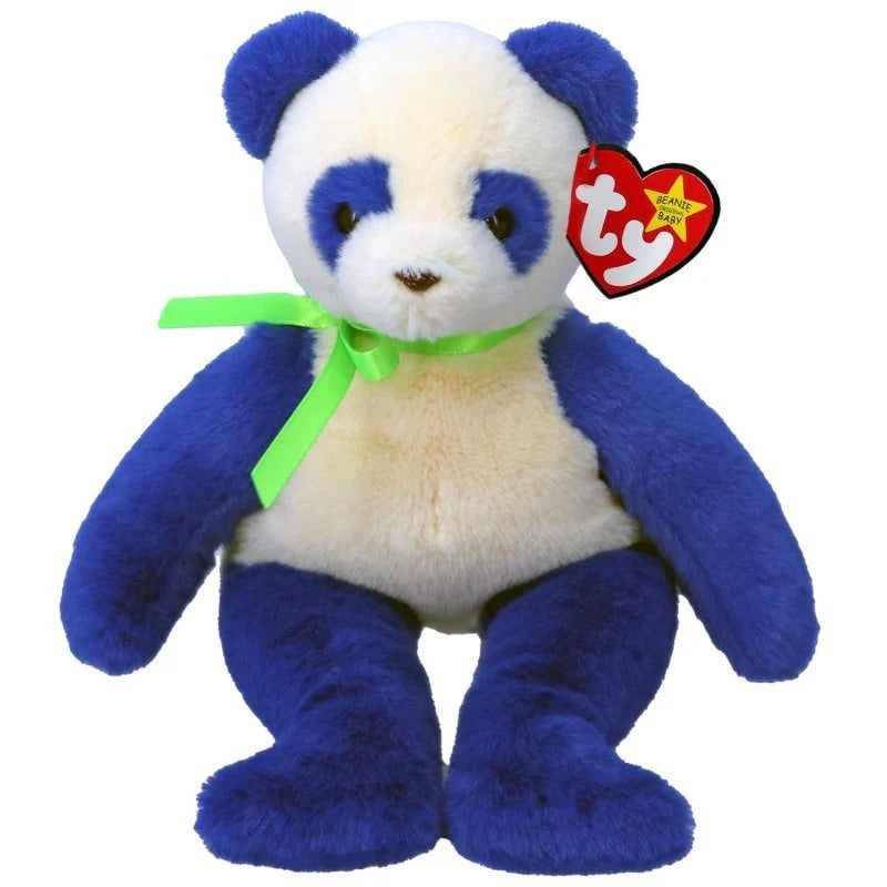 Beanie Baby – Domino II – Blue & White Panda