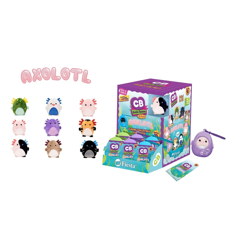 Cutie Beans – 3 Axolotl
