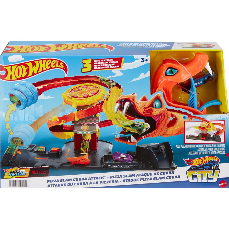 Hot Wheels City Pizza Slam Cobra Attack