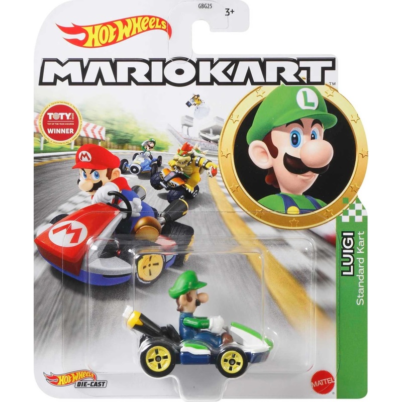 Hot Wheels Mario Kart – Luigi Standard Kart