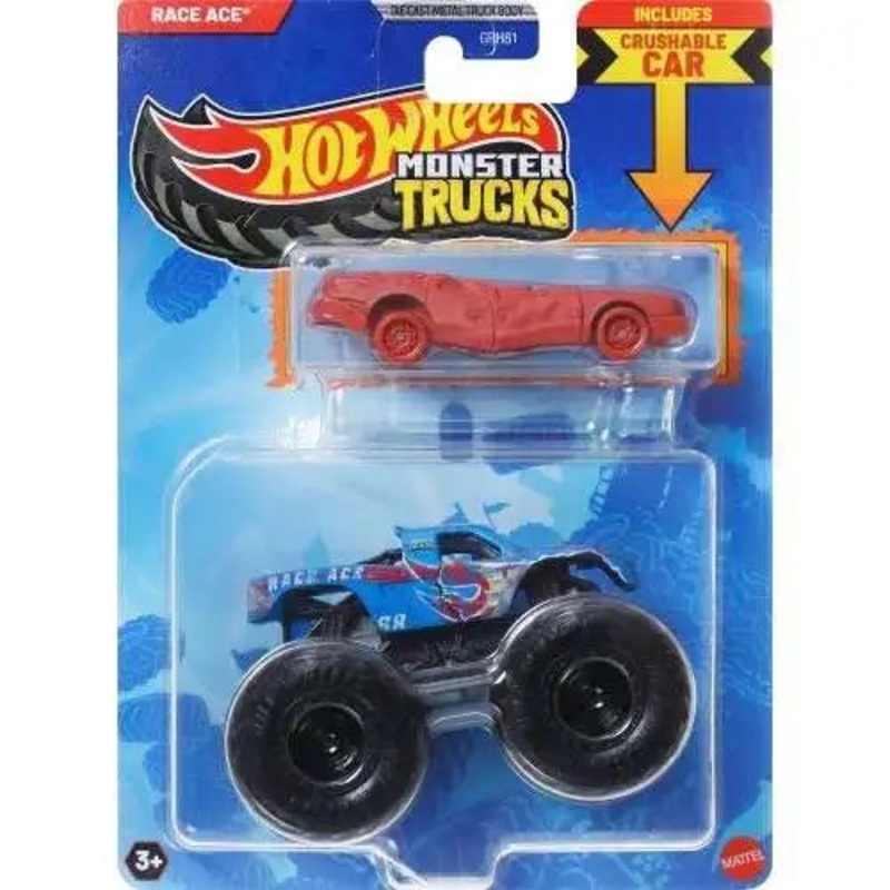 HOT WHEELS Monster Truck plus Car – Race Ace