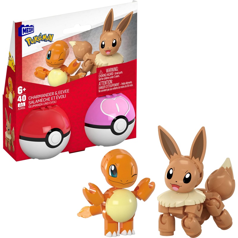 Mega Construx Pokmon Charmander & Eevee