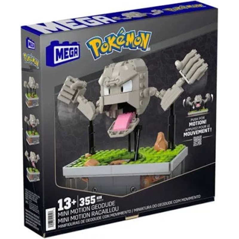 MEGA Pokmon Mini Motion Geodude Building Kit