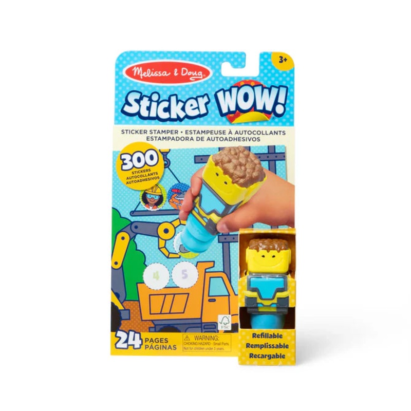 Sticker WOW! Activity Pad & Sticker Stamper – Construction