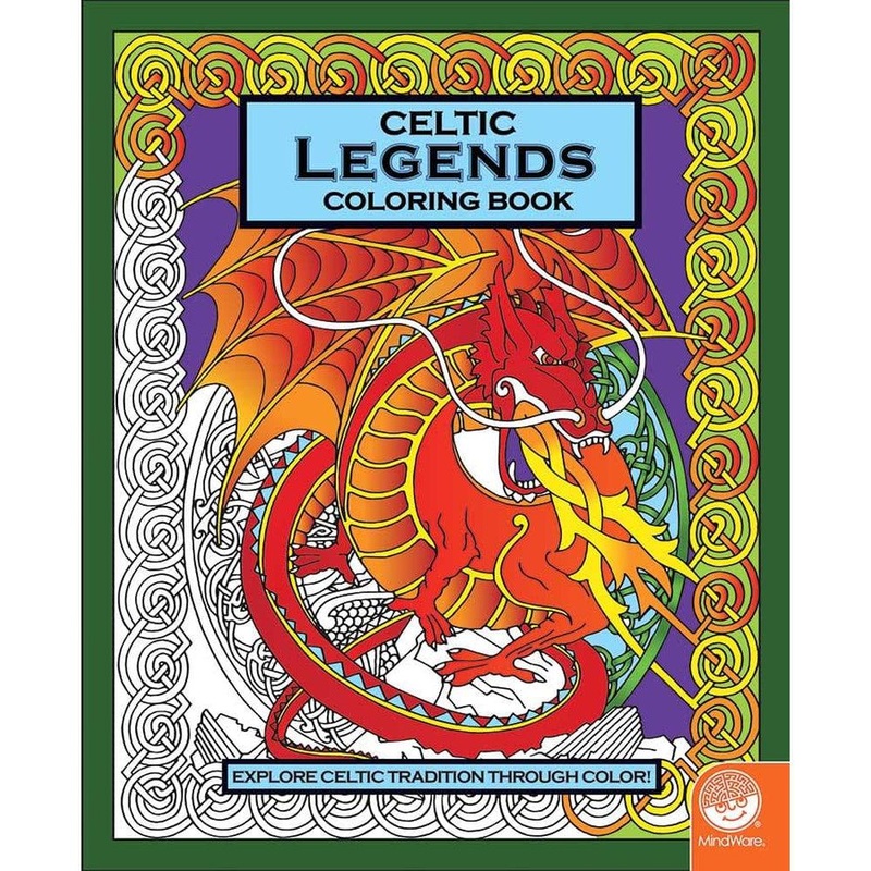 Celtic Coloring Book – Legends