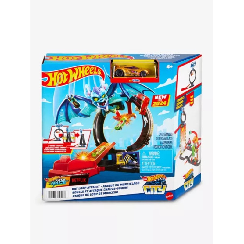 Hot Wheels Let’s Race Netflix – Bat Loop Attack