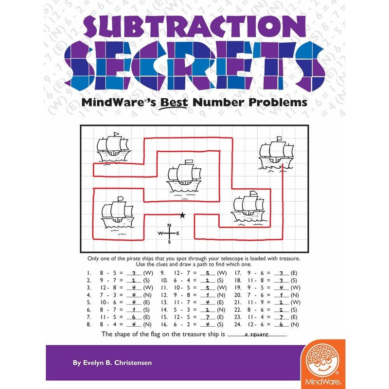 Math Mosaics – Subtraction Secrets