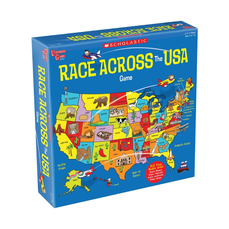 Scholastic Race Across the USA Game