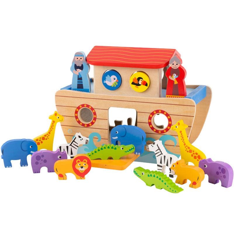 Wooden Noah’s Ark Playset