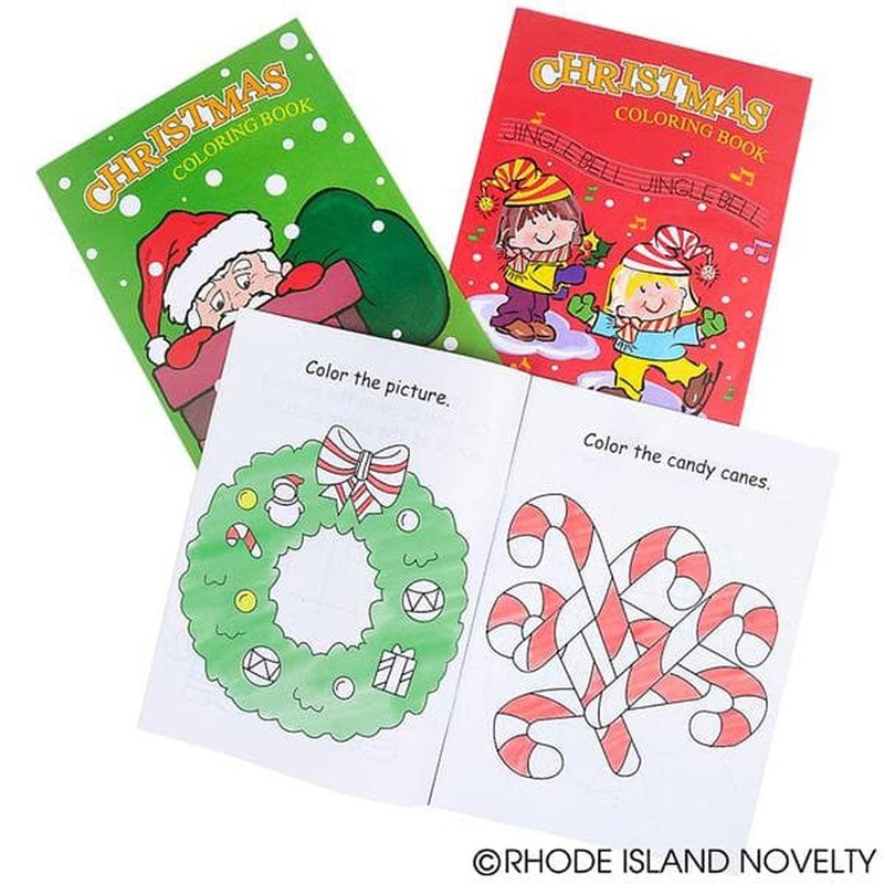 12 Page Christmas Coloring Book – 12 Books Per Bag