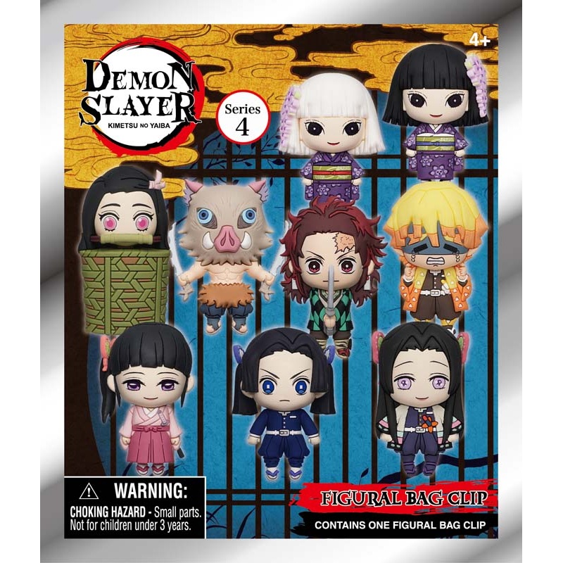 3D Foam Collectible Bag Clips – Demon Slayer Series 4