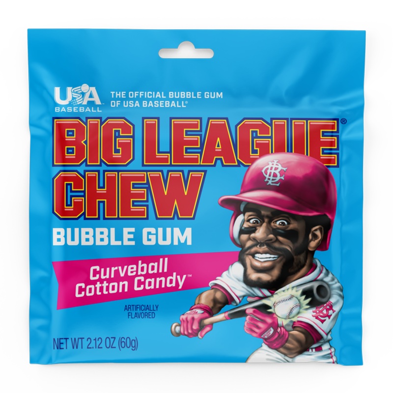Big League Chew Curveball Cotton Candy