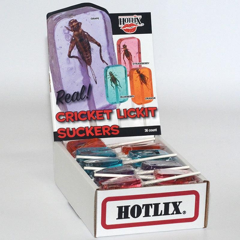 Cricket Lick-It Suckers Assorted Flavors
