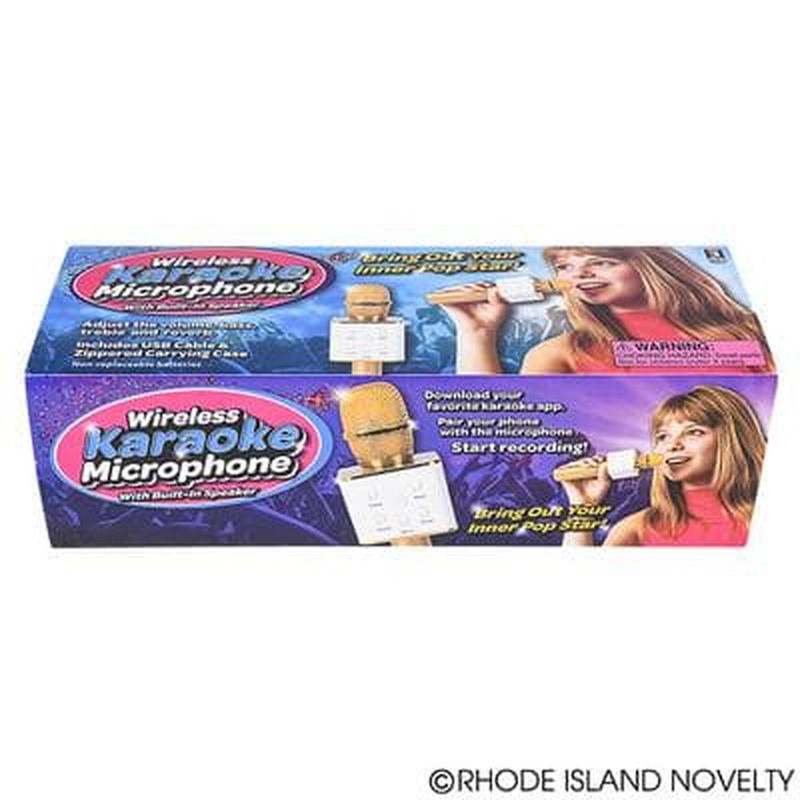 3 In 1 Wireless Handheld Karaoke Microphone Assorted Colors