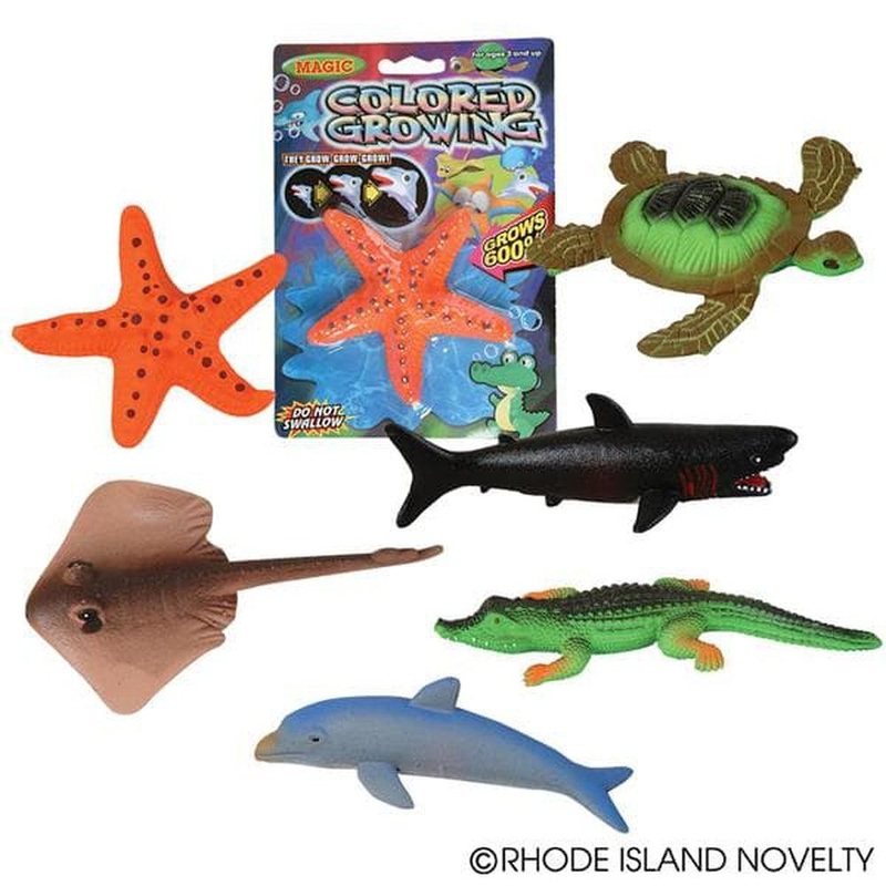 6 Magic Growing Sea Animals – Assorted Styles