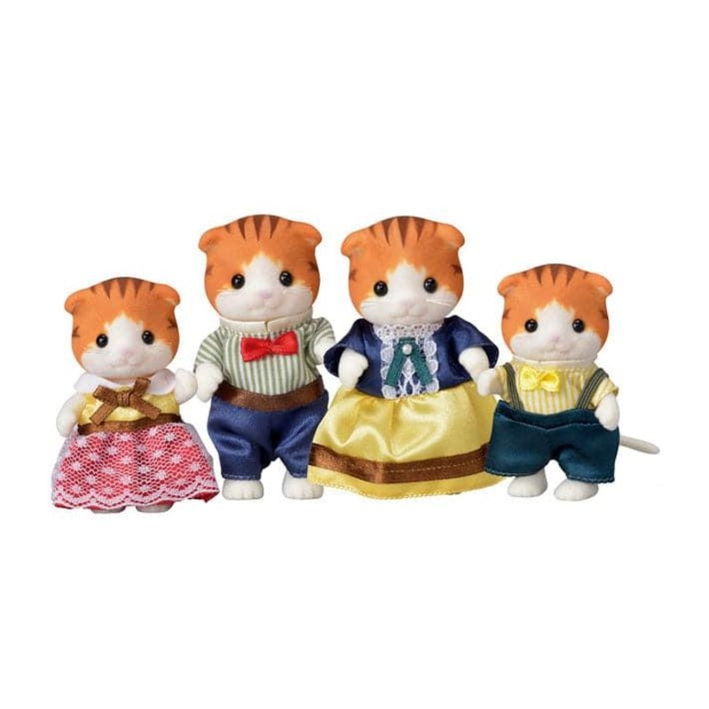 Calico Critters Maple Cat Family