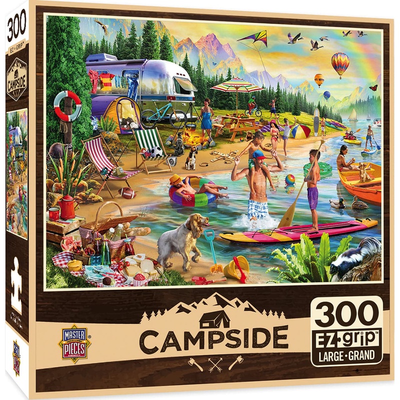 Campside – Day at the Lake – 300 Piece Puzzle