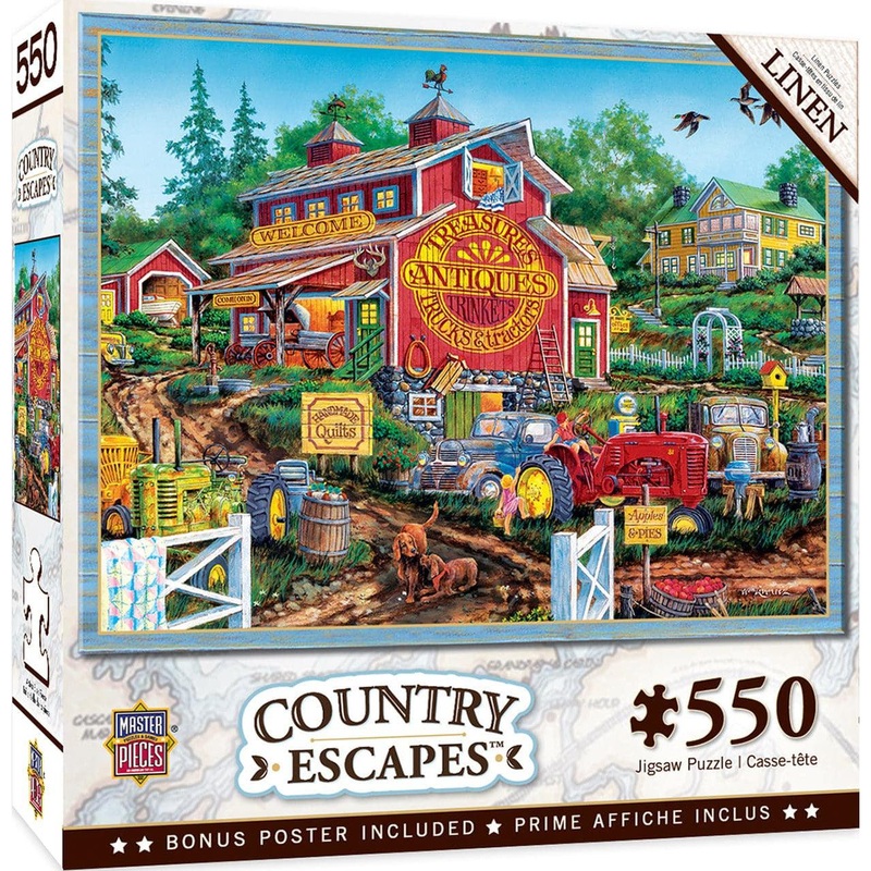 Country Escapes – Antique Barn – 550 Piece Puzzle