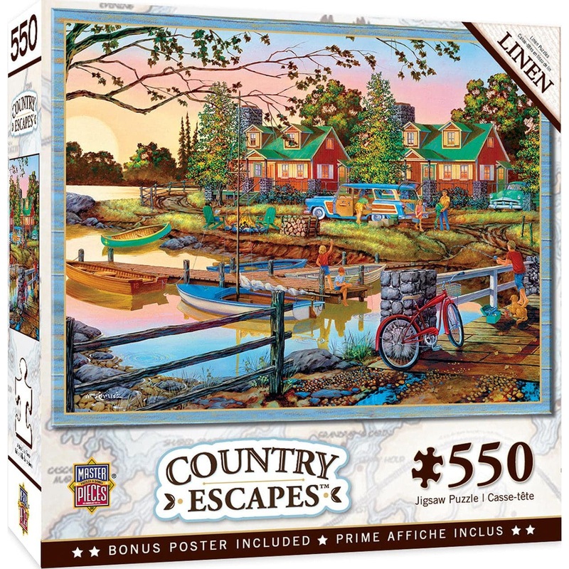 Country Escapes – Away From It All – 550 Piece Puzzle