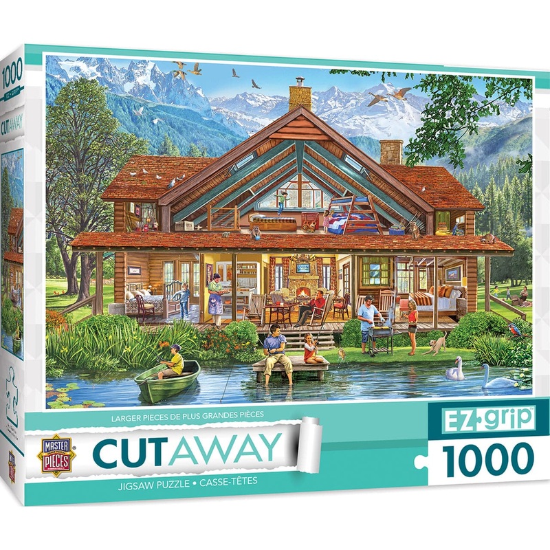 Cutaways – Camping Lodge – 1000 Piece EZGrip Puzzle