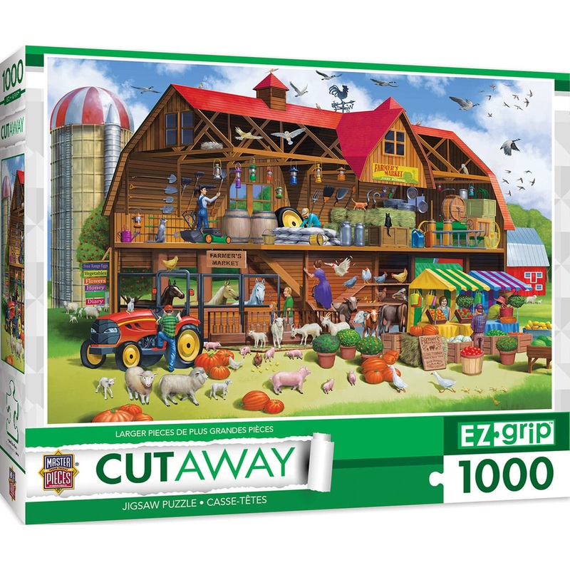 Cutaways – Family Barn – 1000 Piece EZGrip Puzzle
